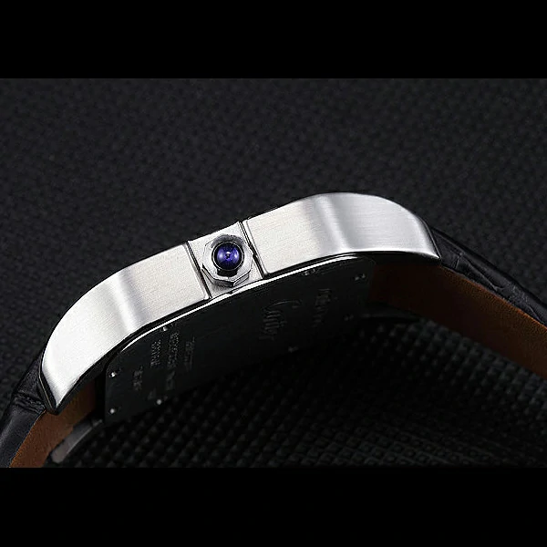 Cartier Santos 100 Polished Stainless Steel Bezel new59846