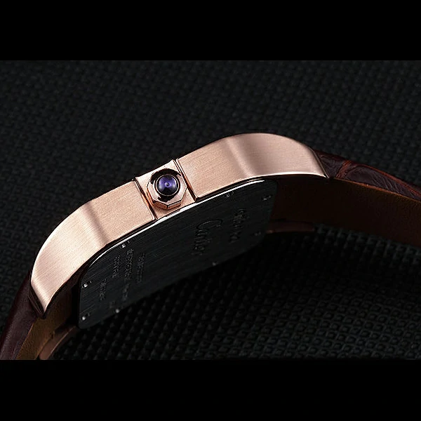 Cartier Santos 100 Diamond Rose Gold Bezel new59847
