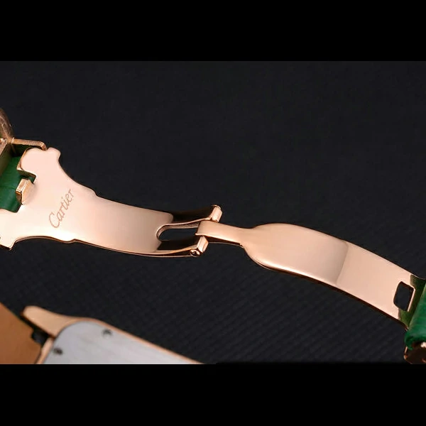 Cartier Santos 100 Diamond Rose Gold Bezel new59848