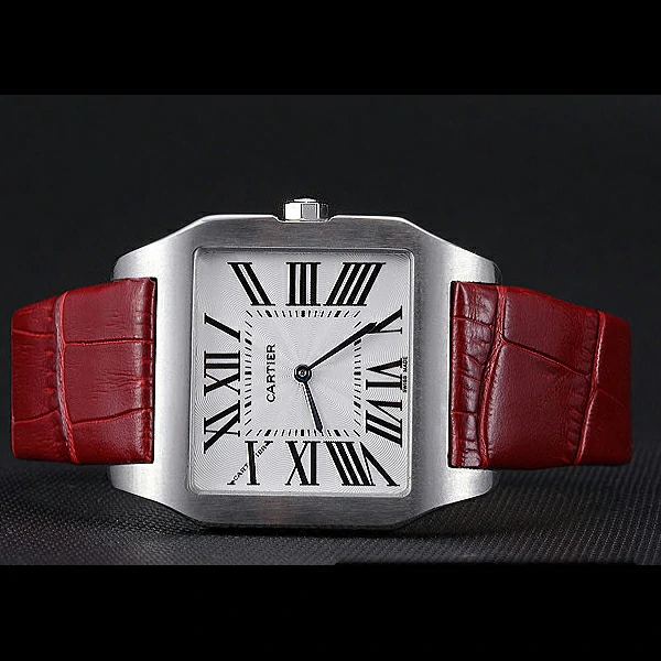 Cartier Santos 100 Polished Stainless Steel Bezel new59850