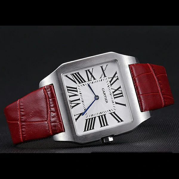 Cartier Santos 100 Polished Stainless Steel Bezel new59850