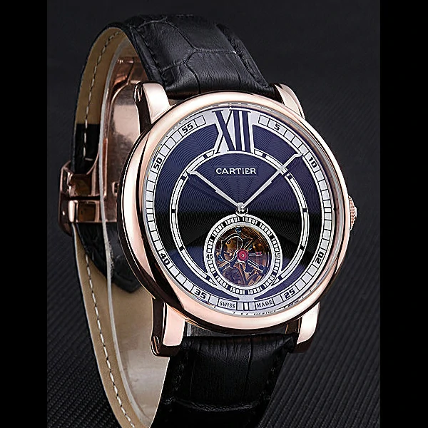 Cartier Rotonde Flying Tourbillon Black Dial new59851