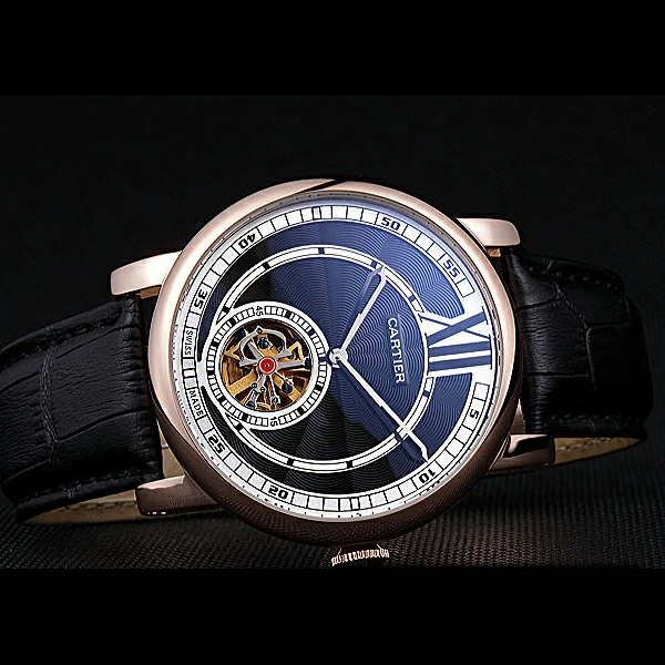 Cartier Rotonde Flying Tourbillon Black Dial new59851