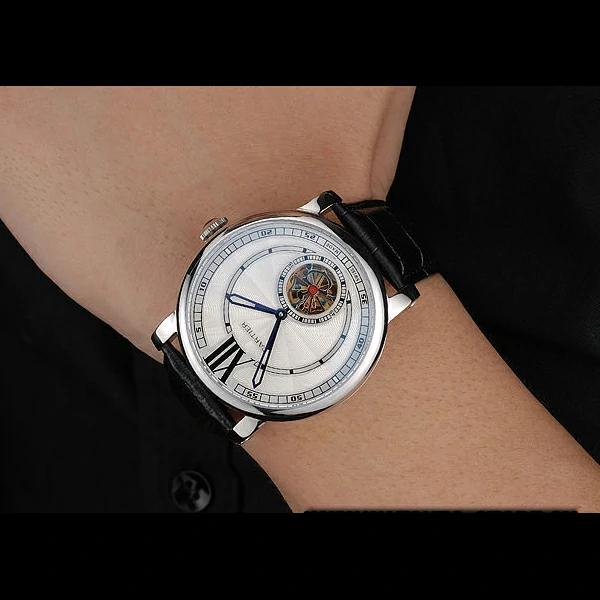 Cartier Rotonde Flying Tourbillon White Dial new59852