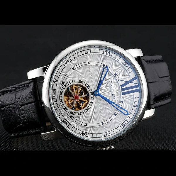 Cartier Rotonde Flying Tourbillon White Dial new59852