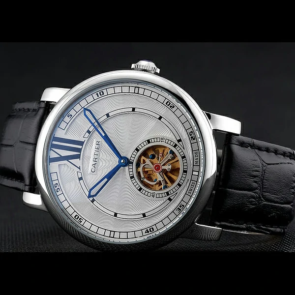 Cartier Rotonde Flying Tourbillon White Dial new59852