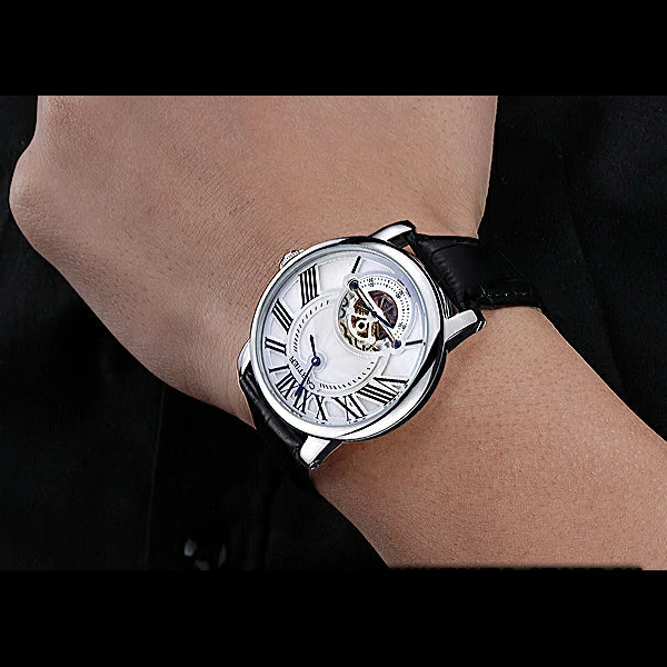 Cartier Rotonde Flying Tourbillon White Dial new59853