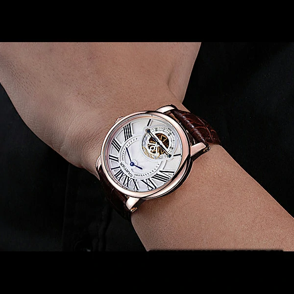 Cartier Rotonde Flying Tourbillon White Dial new59854
