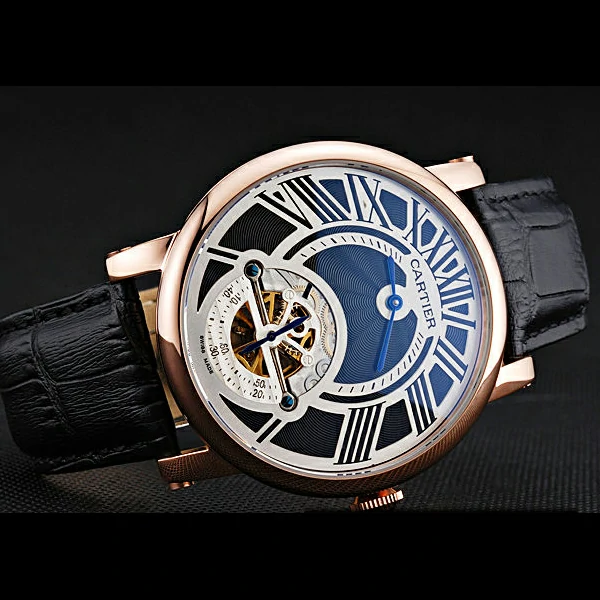 Cartier Rotonde Flying Tourbillon Black Dial new59856