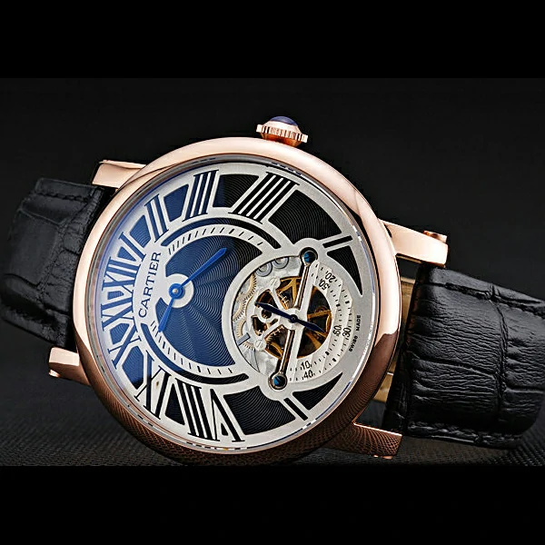 Cartier Rotonde Flying Tourbillon Black Dial new59856
