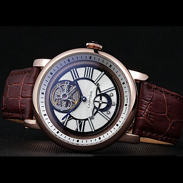 Cartier Rotonde Flying Tourbillon White Dial new59857