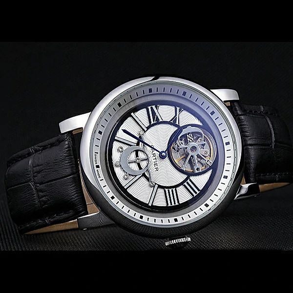 Cartier Rotonde Flying Tourbillon White Dial new59859