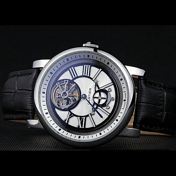 Cartier Rotonde Flying Tourbillon White Dial new59859