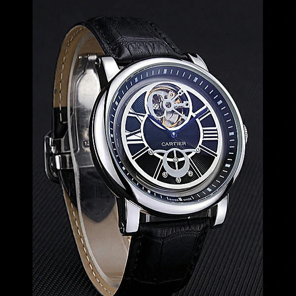 Cartier Rotonde Flying Tourbillon Black Dial new59860
