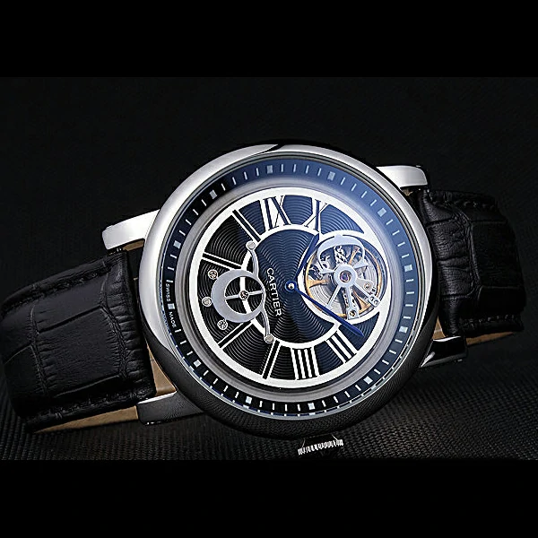 Cartier Rotonde Flying Tourbillon Black Dial new59860