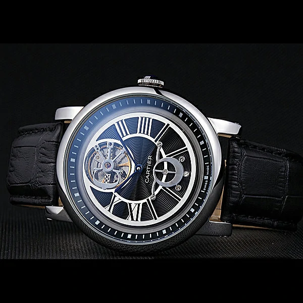 Cartier Rotonde Flying Tourbillon Black Dial new59860