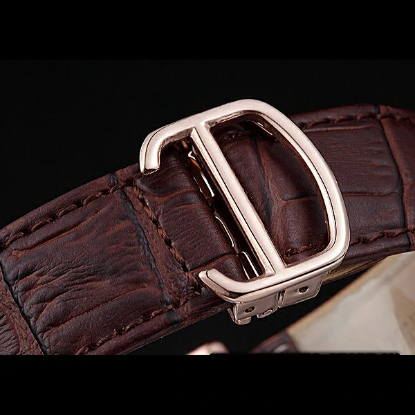 Cartier Rotonde Reversed Tourbillon White Dial new59864