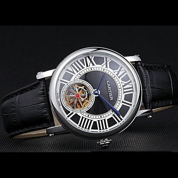 Cartier Rotonde Flying Tourbillon Black Dial new59869
