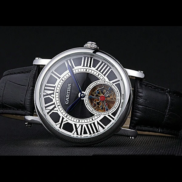 Cartier Rotonde Flying Tourbillon Black Dial new59869