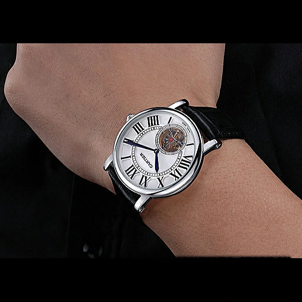 Cartier Rotonde Flying Tourbillon White Dial new59870