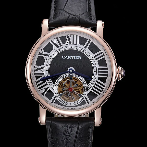 Cartier Rotonde Flying Tourbillon Black Dial new59871