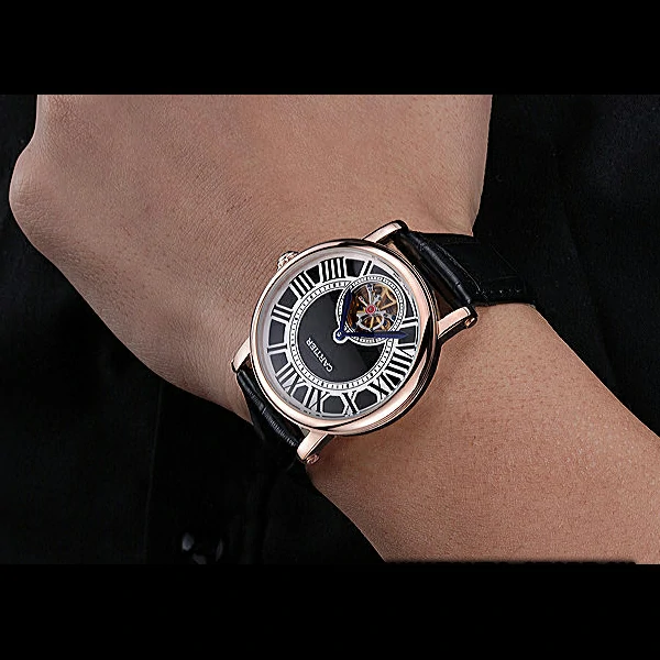 Cartier Rotonde Flying Tourbillon Black Dial new59871