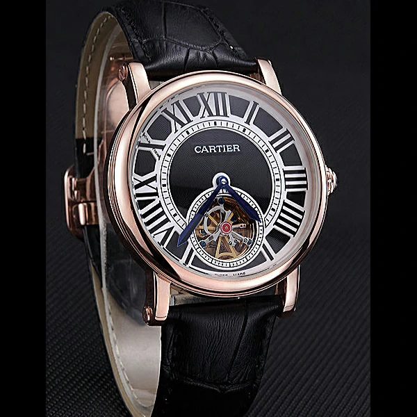 Cartier Rotonde Flying Tourbillon Black Dial new59871