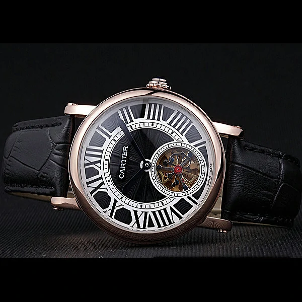 Cartier Rotonde Flying Tourbillon Black Dial new59871