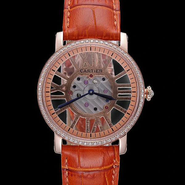 Cartier Rotonde Skeleton Flying Tourbillon Orange new59873
