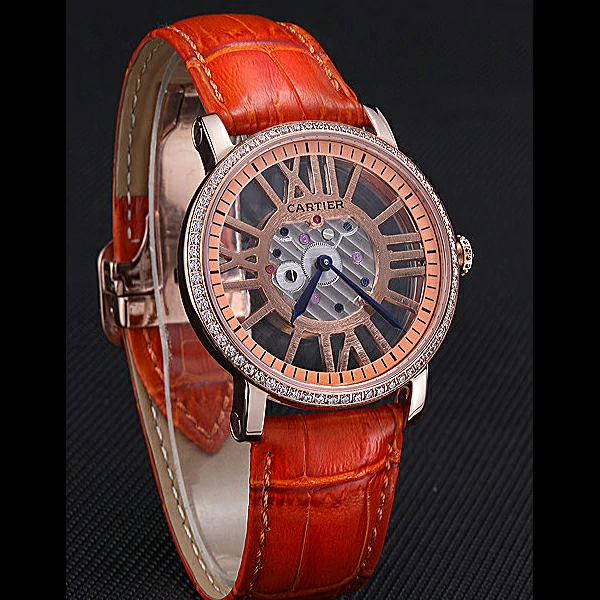 Cartier Rotonde Skeleton Flying Tourbillon Orange new59873