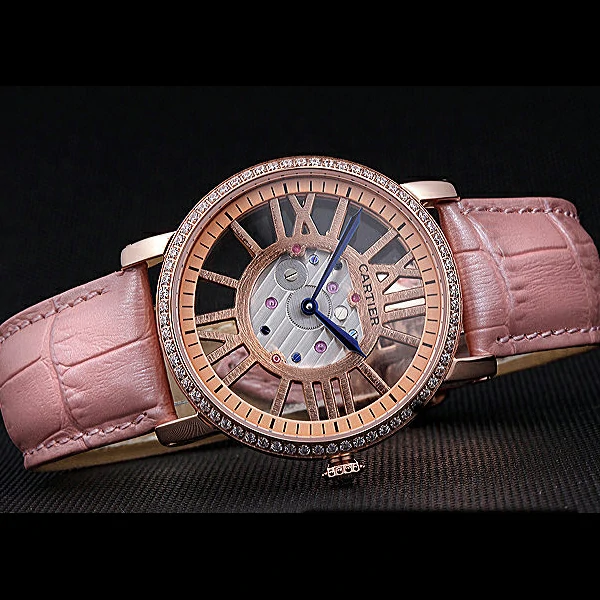 Cartier Rotonde Skeleton Flying Tourbillon Light Pink new59874