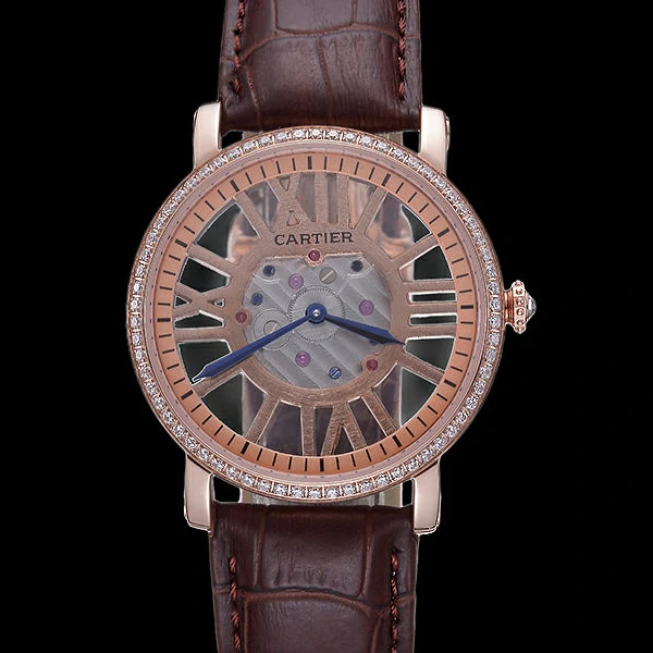 Cartier Rotonde Skeleton Flying Tourbillon Brown new59875