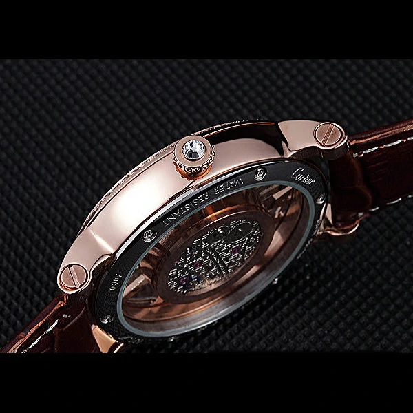 Cartier Rotonde Skeleton Flying Tourbillon Brown new59875