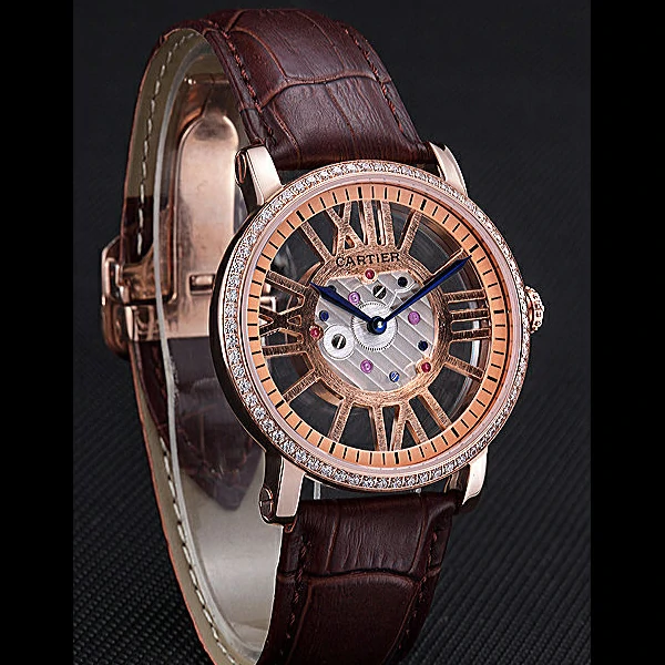 Cartier Rotonde Skeleton Flying Tourbillon Brown new59875