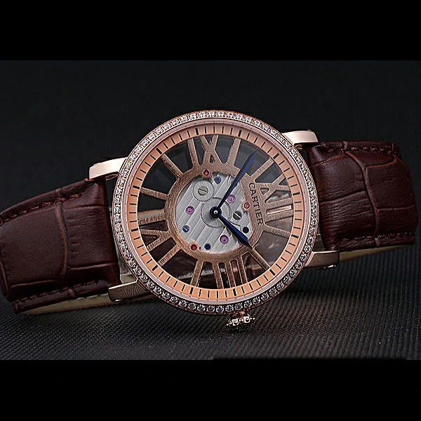 Cartier Rotonde Skeleton Flying Tourbillon Brown new59875