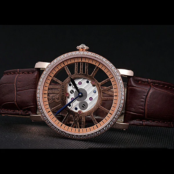 Cartier Rotonde Skeleton Flying Tourbillon Brown new59875