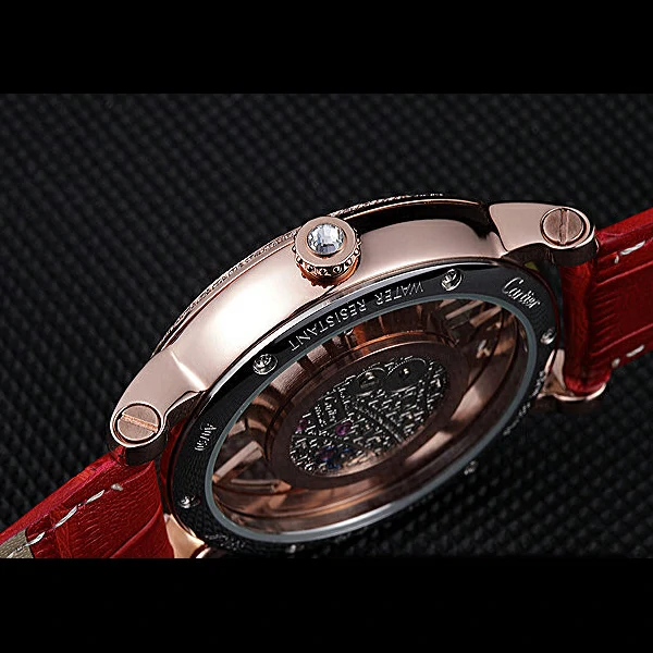 Cartier Rotonde Skeleton Flying Tourbillon Red new59876