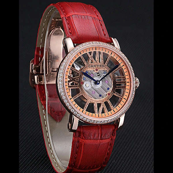 Cartier Rotonde Skeleton Flying Tourbillon Red new59876