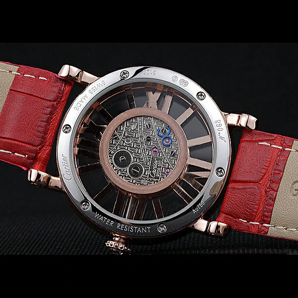 Cartier Rotonde Skeleton Flying Tourbillon Red new59876