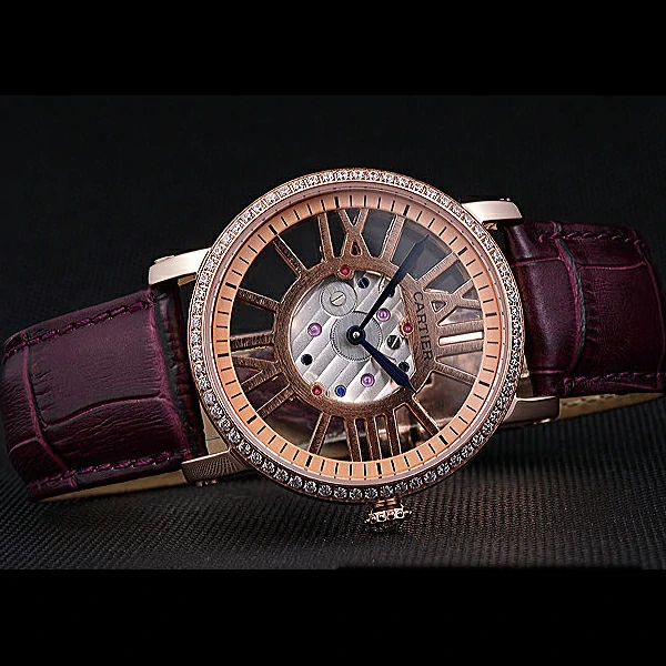 Cartier Rotonde Skeleton Flying Tourbillon Purple new59877
