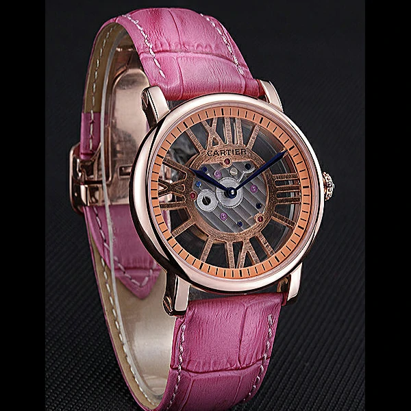 Cartier Rotonde Skeleton Flying Tourbillon Pink new59878