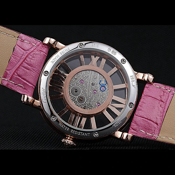 Cartier Rotonde Skeleton Flying Tourbillon Pink new59878