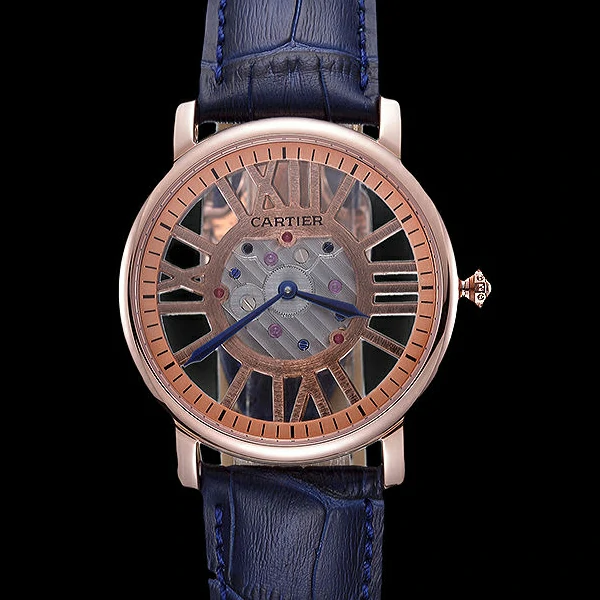 Cartier Rotonde Skeleton Flying Tourbillon Blue new59879
