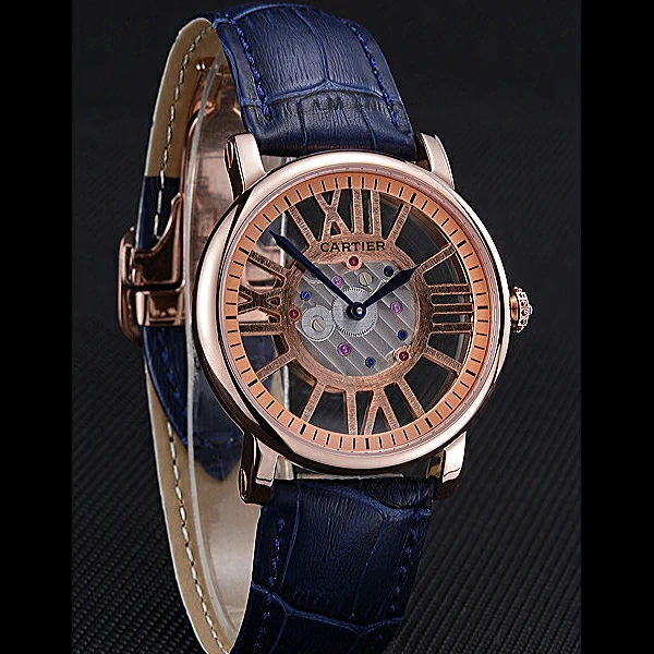 Cartier Rotonde Skeleton Flying Tourbillon Blue new59879