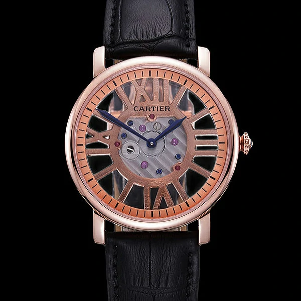 Cartier Rotonde Skeleton Flying Tourbillon Black new59880