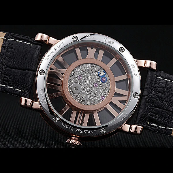 Cartier Rotonde Skeleton Flying Tourbillon Black new59880