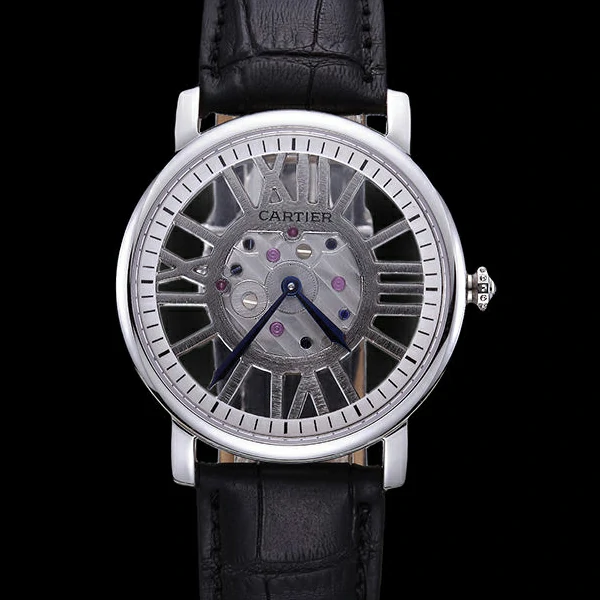 Cartier Rotonde Skeleton Flying Tourbillon Black new59886