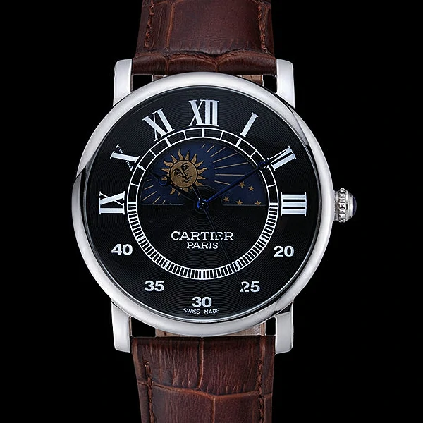 Cartier Moonphase Black Dial new59893
