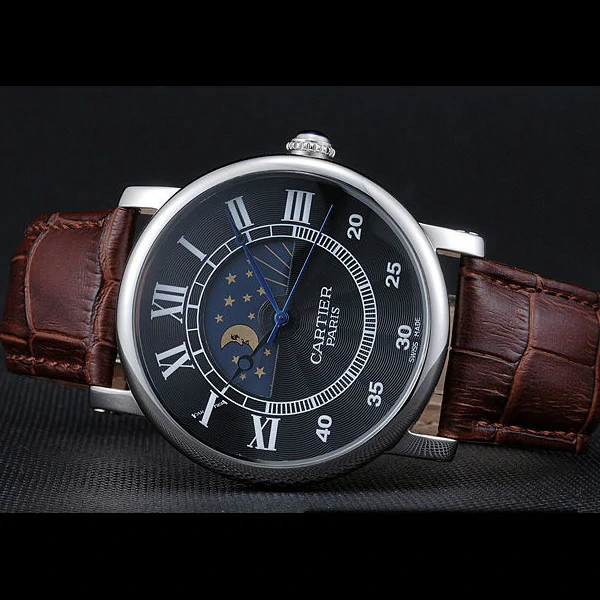 Cartier Moonphase Black Dial new59893