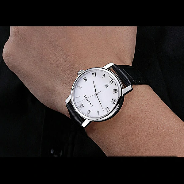 Chopard Classic White Dial Black Croc Strap new59927